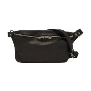 [구이디] BV07 BLKT 소프트 홀스 풀 그레인 레더 투웨이 슬링백