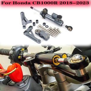 혼다 CB1000R CB 2018-2024 CNC 스티어링 댐퍼 안정기 충격 흡수 장치 방향 마운트 브래킷 R