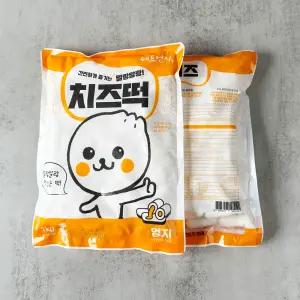 엄지 맛있는 냉동 치즈떡사리 치즈떡볶이떡 업소용 1kg x 8개