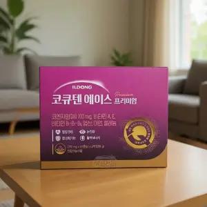 약국정품 일동제약 코큐텐 에이스 프리미엄 120캡슐 1박스 코엔자임Q10 100mg 비타민