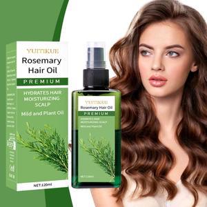 유이티쿠에 로즈마리 헤어 오일 120ml - 건조하고 곱슬거리는 모발용 깊은 보습 매끄럽고 윤기나는 머릿결