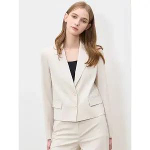 [하프클럽/]분위기 있는 싱글 크롭 재킷 (택가격 318000원)