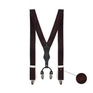 (튼튼)골프 프린팅 클립 서스펜더 SD01 브라운멜빵 선물용 용서 패션 패션서 고급 고급서