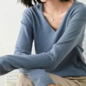 여성 브이넥 티셔츠 여자 니트 긴팔티 무지티 10색