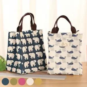 우수한 보온 보냉 린넨 소재 방수 안감 에코 가방