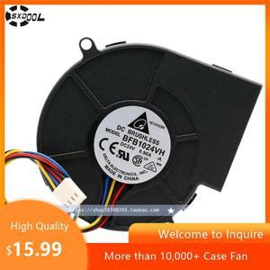 델타 DC 송풍기 선풍기 BFB1024VH 9733 24V 0.90A PWM 터보팬 23CFM 기류 48.5dBA 소음 5000RPM 듀얼 볼 베