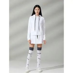 [아웃도어스/헤일리]헤일리골프 여성 스탠다드 핏 긴팔 후드 티셔츠 HF-KT1602