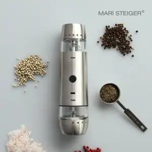 마리슈타이거 프로피 듀오 전동 2in1 양방향 그라인더 충전식 소금 후추