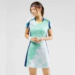 탁구 유니폼 반팔 원피스 스포츠웨어 배드민턴복 여성 트레이닝복