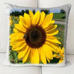 인테리어 쇼파 쿠션커버 30x30 40x40 45x45 50x50 60x60 해바라기 꽃 FW-007
