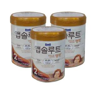 매일유업 앱솔루트 명작 2FL 2단계 800g x 3개