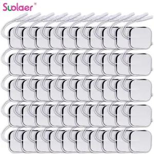 허리마사지기 안마기 Tens EMS 전극 패드 근육 전기 자극기 바디 마사지 부직포 접착 교체 패치