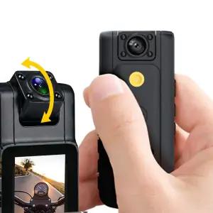 야간 적외선 모션감지 초소형 바디캠 미니 액션캠 자전거 오토바이 웨어러블 카메라