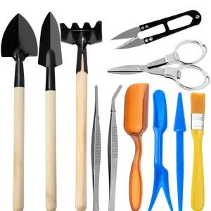 12P 모종삽 미니 원예도구세트 LMCF-0045 꽃삽 원예도구 원예관리 화분 분재