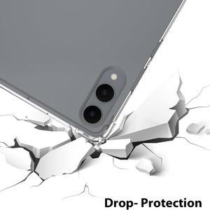 삼성 갤럭시 탭 S11 울트라용 케이스, 스크래치 방지 투명 소프트 TPU 실리콘 드롭 범퍼 보호 커버