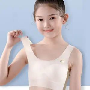 여아 심리스 브라 초등 여학생 스포츠브라 주니어 브라 언더웨어 아동 학생 노와이어 중학생 캐미솔 무봉제