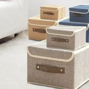 옷 정리함 접이식 리빙 다용도 의류 수납함 수납 공간 박스 장난감 패브릭 속옷