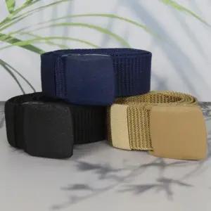 내구성 플라스틱 잠금 등산용 허리띠 편안한 아웃도어 벨트 청바지허리띠 남성벨트