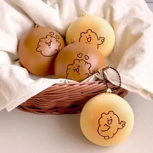 당일출고 곰돌희 모닝빵 스퀴시 키링 (랜덤발송) 가방고리 열쇠고리