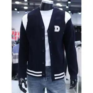 [하프클럽/에스티코]STCO 세이브존04 SS 네이비 바시티 가디건 2KG25163