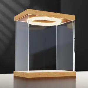 피규어 박스 조명 아크릴 투명 장식품 보관함 케이스 진열장 A. 10 x 10x10cm