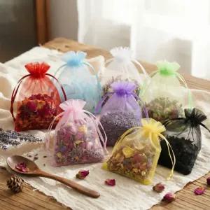향기 방향제 컬러 망사 포푸리망 소품 주머니 10p 포장 선물