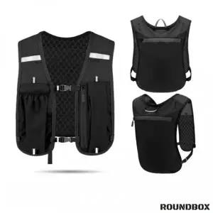 라운드박스 블랙 러닝베스트 트레일러닝 조끼베스트 러닝조끼 런닝복 자전거가방 런닝조끼 러닝가방 러닝백