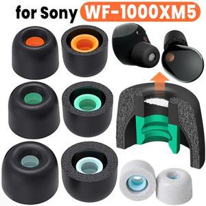 소니호환 WF-1000XM5 소프트 이어플러그 S/M/L 교체 가능 미끄럼 방지 헤드폰 1-3쌍 이어폰 이어팁 메모리