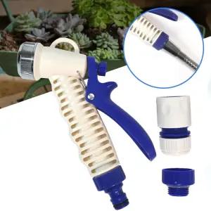 샤워호수 물호스 간편연결 3단 분사 스프레이건 오래쓰는 분사기 정원물주기 세차 가성비