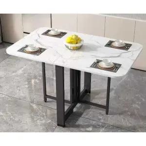 접이식 대리석식탁 거실 확장형 다용도 프레임 이동식