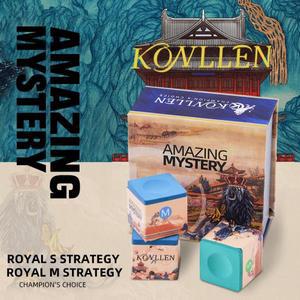 콘렌 당구 초크 나노 기술 풀 큐 스틱 가죽 자석 홀더 포함