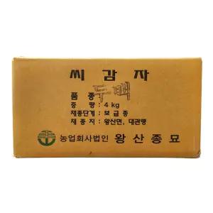 씨감자 4kg 택1 두백 단오 홍영 자영 단오/홍영