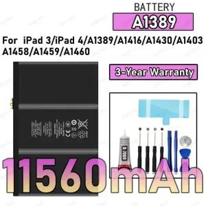 고품질 A1389 11560mAh 배터리 IPAD 3/ipad 4/A1416/A1430/A1403/A1458/A1459 태블릿 + 무료 도구