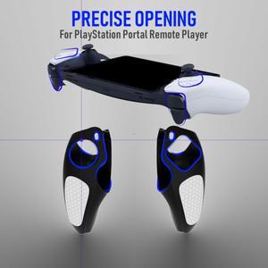 스플릿 실리콘 보호 스킨 PS5 포털 게임 콘솔  케이스 커버 슬리브 스크래치 방지 미끄럼 패드 그립
