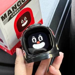 미니 귀여운 차량용 로봇 입고 전자 애완동물 스마트 타이드 플레이 파트너 표정 변화 장식품 정교한 선물