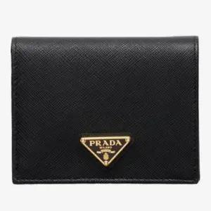 사피아노 가죽 골드 로고 반지갑 1MV204 QHHF0002