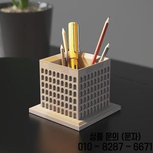 이탈리아 문명 궁전 로마 세계 박람회. 인치사각 콜로세움인치 건축 모델 시멘트 펜 홀더 테이블 장식