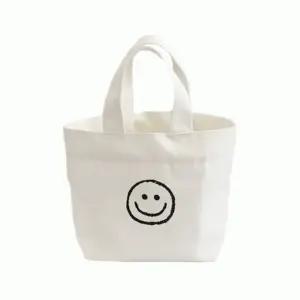 가방 무지 에코백 장바구니 미니 캔버스 에코 스마일 데일리 나들이 백 소형 나들이가방