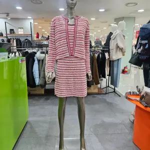 시슬리/애플아울렛/믹스 스트라이프 니트 가디건 SAKC07511