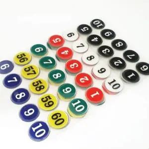 옷장 번호표 다용도 사물함 데스크 캐비넷 번호표 창고 플라스틱 에폭시 부착형 관리용 구분용 스티커