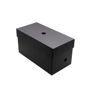 (아이스크림) 고급형 올블랙 뚜껑형 어둠상자(5세트-조립식)