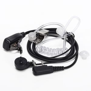 마이크가 있는 워키토키 이어피스 2핀 음향 튜브 헤드셋 양방향 라디오 이어폰 바오펑호환 UV 5R 콴셩 K1 K