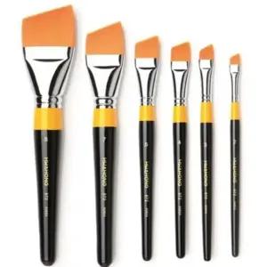 화홍 평붓 구성붓 972F 사선 5호 -30587 붓 화홍 판화 수채붓 물감