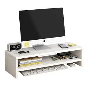 간편 모니터 받침대 책상 정리 수납 깔끔 2단