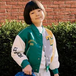 [노스페이스] [노스페이스키즈 공식] NJ3NR56T 키즈 스타디움 봄버 JUNGLE GREEN