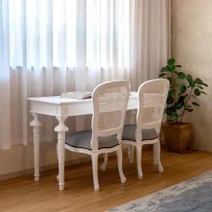 [피어젠]블랑 프렌치 엔틱 테이블 베란다 카페 1400 500 테이블 인테리어