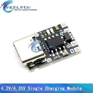 1S 4.2V / 4.35V 18650 리튬 이온 배터리 보호 보드 용 초소형 Type-C USB 충전기 모듈 DC 5V 1A