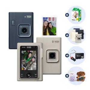 [한국후지필름정품]인스탁스 미니 리플레이 플러스+필름+케이스+메모리+키링 선물/하이브리드 즉석 카메라/포토프린트