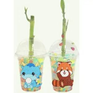 개운죽 키우기(보석십자수) 5인세트 공기정화식물