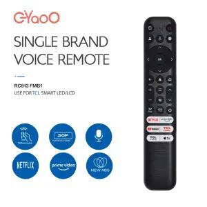호환 TCL 스마트 음성 TV 리모컨 적합한 음성 리모컨 RC813 FMB1 RC923 FMB1 신제품
